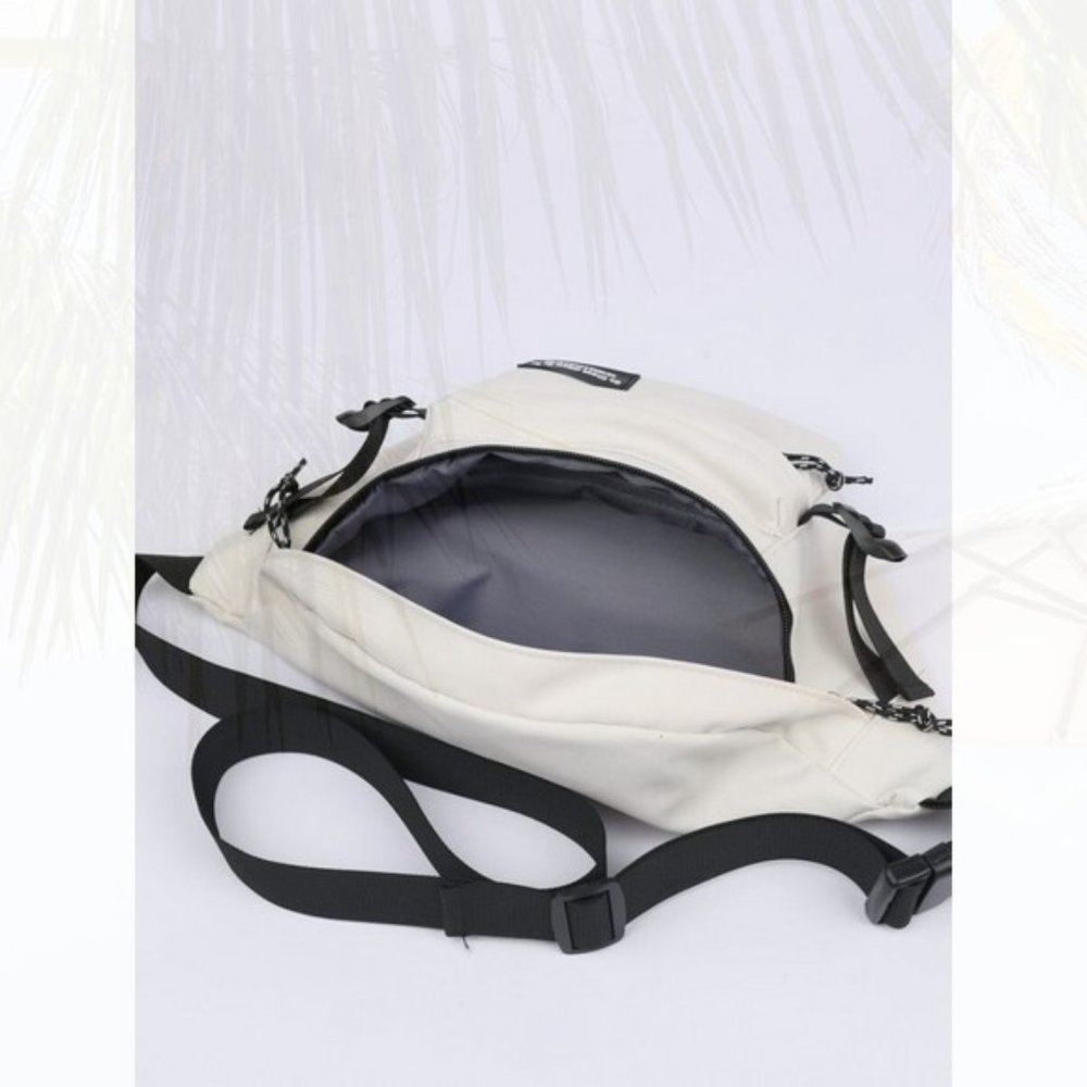 New Nylon Fanny Pack White 141 - Picture 4 of 4